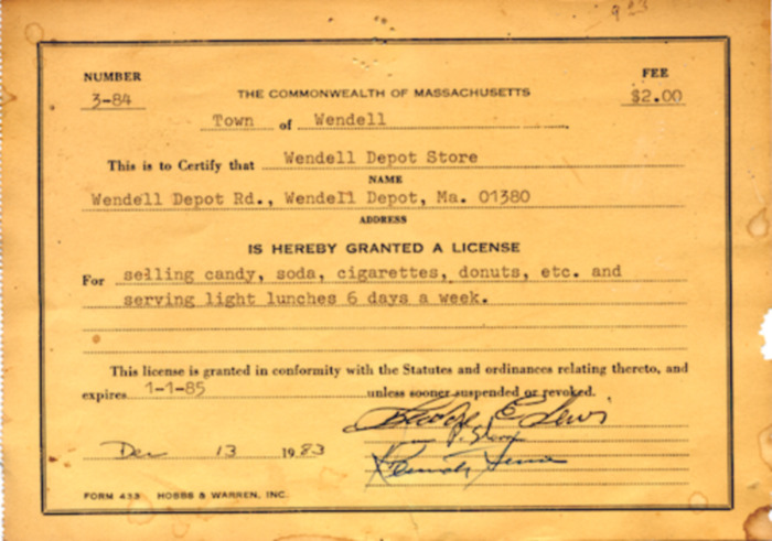 Store License