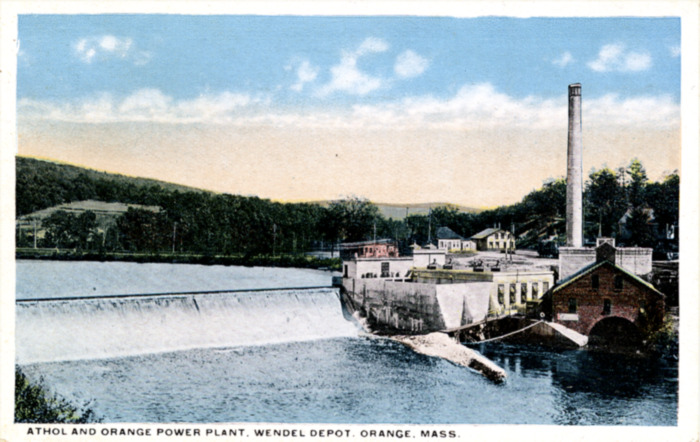Athol & Orange Power Plant, ca 1912