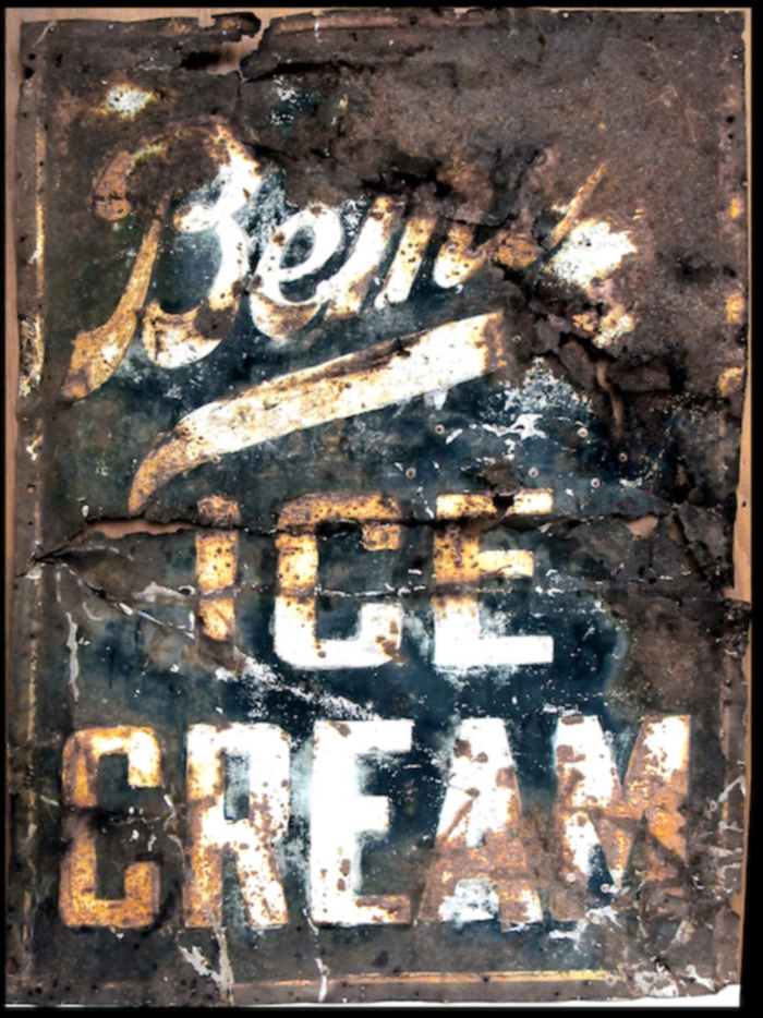 Bemis Ice Cream Sign, mid-1930s