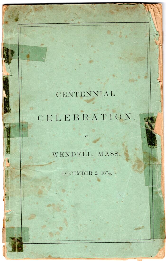 1874 Centennial Celebrations