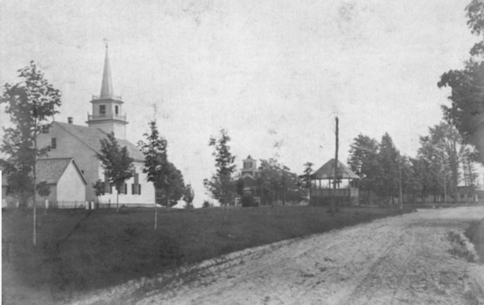 Wendell Common looking south, ca 1900